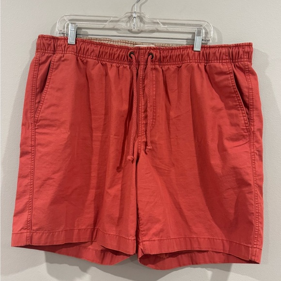 LL Bean Dock Shorts Men XL Lot of 2 Organic Cotton Canvas Drawstring Classic Fit - Picture 3 of 10